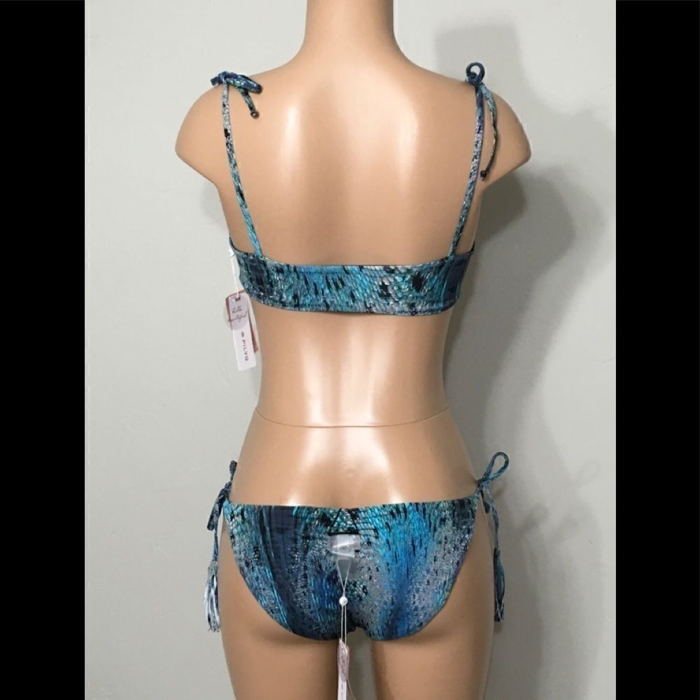 New. PILYQ Python bikini. M-top/S-bottom. NWT - Picture 2 of 9
